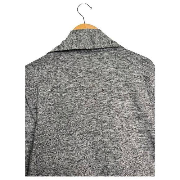 Nike Yoga Top Womens M Dri Fit Open Front Drape Cardigan Heathered Athletic Gray - Picture 13 of 16